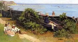 Перси Крафт. Ожидание рыбацких лодок (1887)