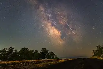 Метеор потока Персеид(1 августа 2024, Краснодарский край)