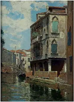 «Венеция», 1900-е, доска, масло — Красноярский государственный художественный музей им. В. И. Сурикова