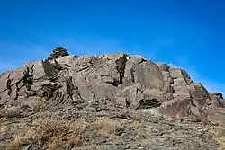 Верхняя часть «главного» холма