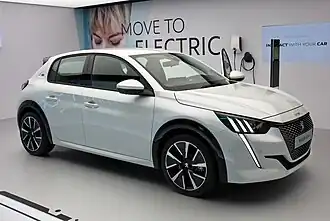 Peugeot e-208  в 2019 году