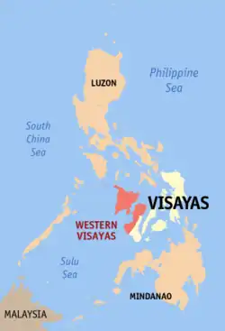 Западные Висайи на карте