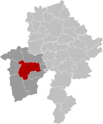 Расположение муниципалитета на карте провинции