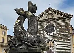 Фонтан дельфинов. 1658—1666. Площадь Сан-Франческо, Прато