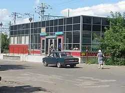 Турникеты на станции Подсолнечная