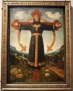 Пьеро ди Козимо. Volto Santo. После 1510. Дерево, масло. Музей изобразительных искусств, Будапешт