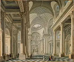 Интерьер церкви Мадлен по проекту П. Контан де Иври. Ок. 1763
