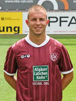 Пьер де Вит в качестве игрока «Кайзерслаутерна», 2010&nbsp;год.