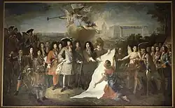 Основание Королевского Дома Инвалидов в Париже. Ок. 1710. Картон для шпалеры. Музей Армии, Париж