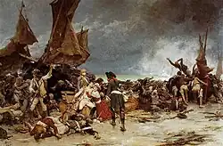 Эпизод битвы при Кибероне, (медаль 2-й степени Парижского салона за 1889 год)