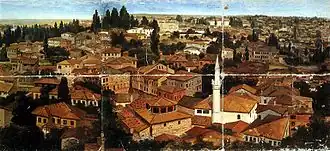 Панорама Константинополя, 1818 год. Фрагмент.