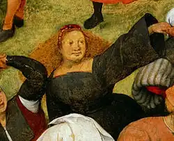 Невеста (фрагмент картины)