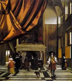 Палата послов Ратуши Амстердама. Между 1661 и 1670. Холст, масло. Музей Тиссена-Борнемисы, Мадрид