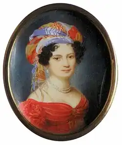 Портрет неизвестной,1824 г.