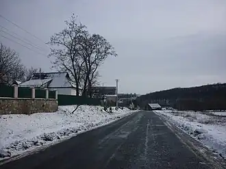 На улице села