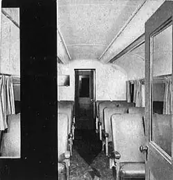 Салон для курящих в промежуточном вагоне (1934 год)