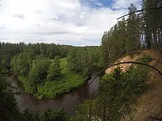 Река Пиуза в Сетомаа