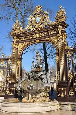 Фонтан Амфитриты (вид центральной части)