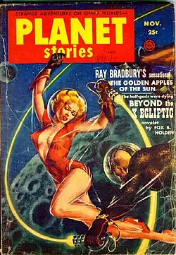 Обложка журнала Planet Stories за ноябрь 1953 года