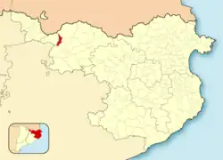 Расположение муниципалитета на карте провинции