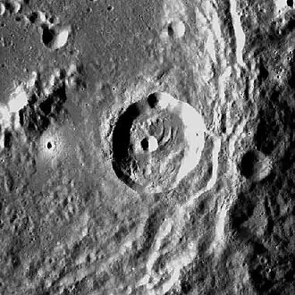 Снимок зонда Lunar Reconnaissance Orbiter.