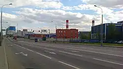 Новая часть улицы, открытая в 2013 году