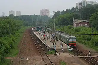 Вид на пассажирскую платформу (2010)