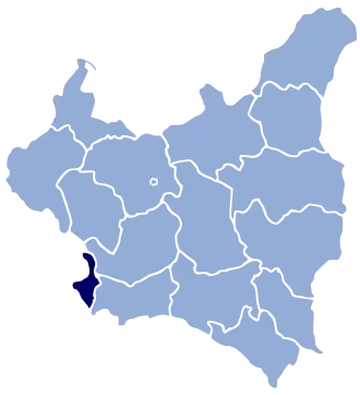 Силезское автономное воеводство на карте