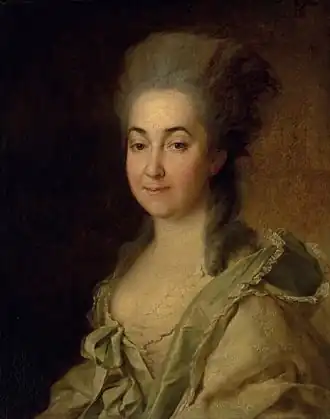 Д. Г. Левицкий.Портрет А. А. Полторацкой. 1781.