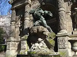 Фонтан «Полифем». Деталь.