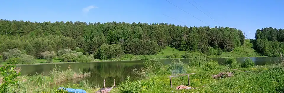 Пруд на Лесной речке в Аксёново