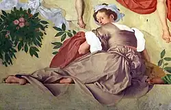 Деталь росписи