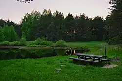 Зона отдыха на озере Пооганди