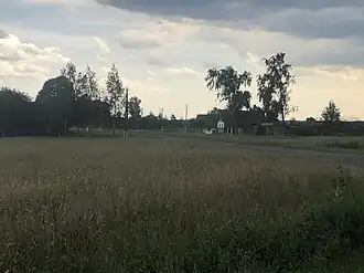 Вид со стороны шоссе, июль 2020 года