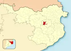 Расположение муниципалитета на карте провинции