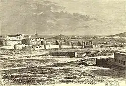 Бакинский порт и Баилов мыс. Гравюра Тейлора по фотографии М. Зейдлица. 1860-е годы. Архивная копия от 6 марта 2018 на Wayback Machine