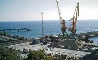 Грузоперевалочный комплекс в Массандре