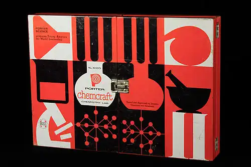 Набор «Юный химик» фирмы Porter Chemical Company, 1957&nbsp;год