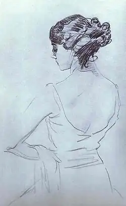 Портрет балерины Т. Карсавиной. Валентин Серов, 1909. Третьяковская галерея, Москва, Россия