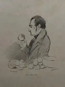 Портрет консула Н.А. Аничкова. из альбома «Collection of Portraits Drawn from Nature at Teheran and Tabriz»