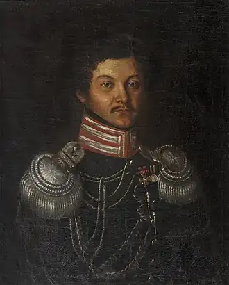 Портрет работы неизвестного художника, 1829 г.