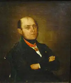 Портрет В. Н. Жадовского.Костромской государственный историко-архитектурный и художественный музей-заповедник