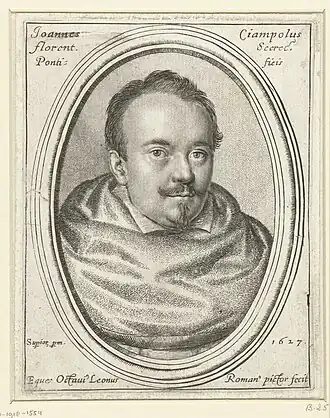 Портрет Чамполи работы Оттавио Леони (1627)