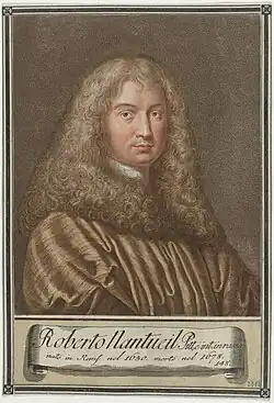 Портрет Робера Нантёйля. Между 1702 и 1762. Офорт, раскраска