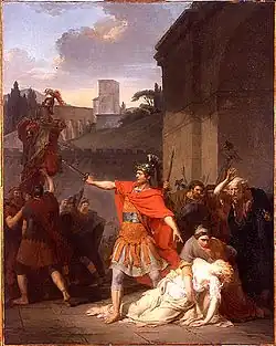 Камилла, сестра Горация. Коллекция Высшей школы изящных искусств, Париж.