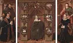 Триптих Ван Белля. 1556. Дерево, масло. Церковь Сен-Жак, Брюгге