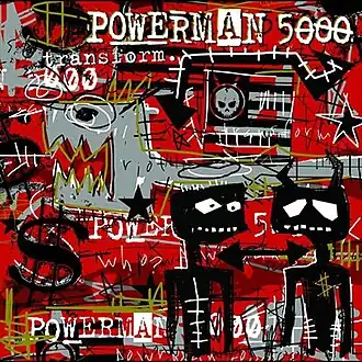Обложка альбома Powerman 5000 «Transform» (2003)