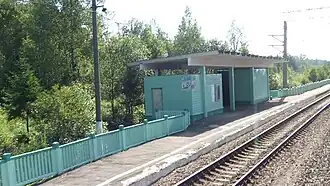 Боковая платформа и навес