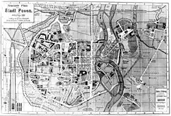 План Познани 1888&nbsp;г.