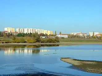 Вид на новую часть района Рузине